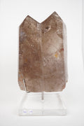 Smoky Twin Tower with Rabbit Hair Rutile