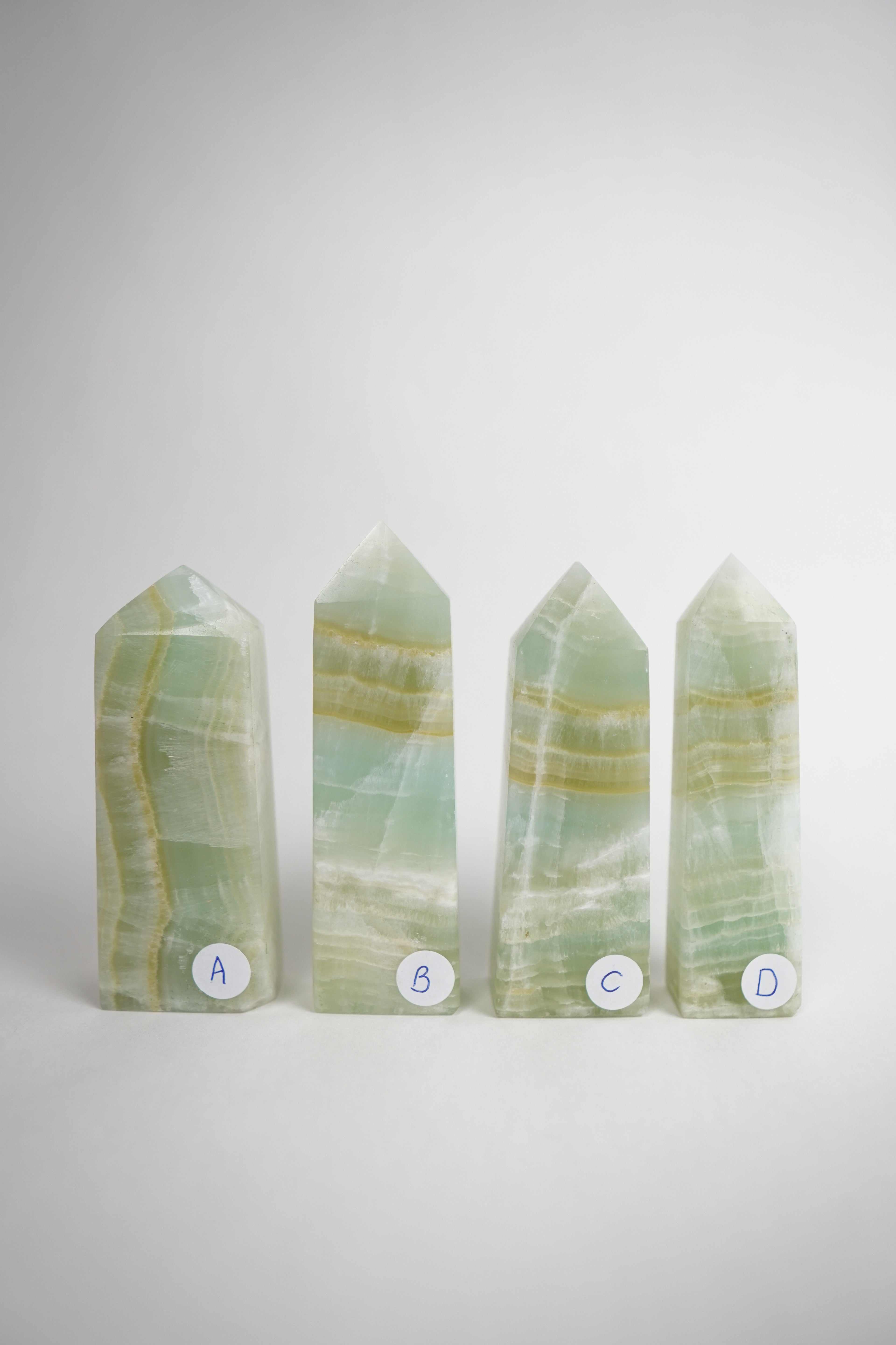 Pistachio Calcite Towers- Choose Your Own