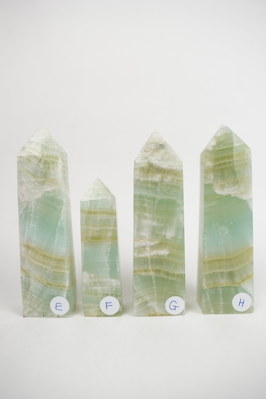 Pistachio Calcite Towers- Choose Your Own