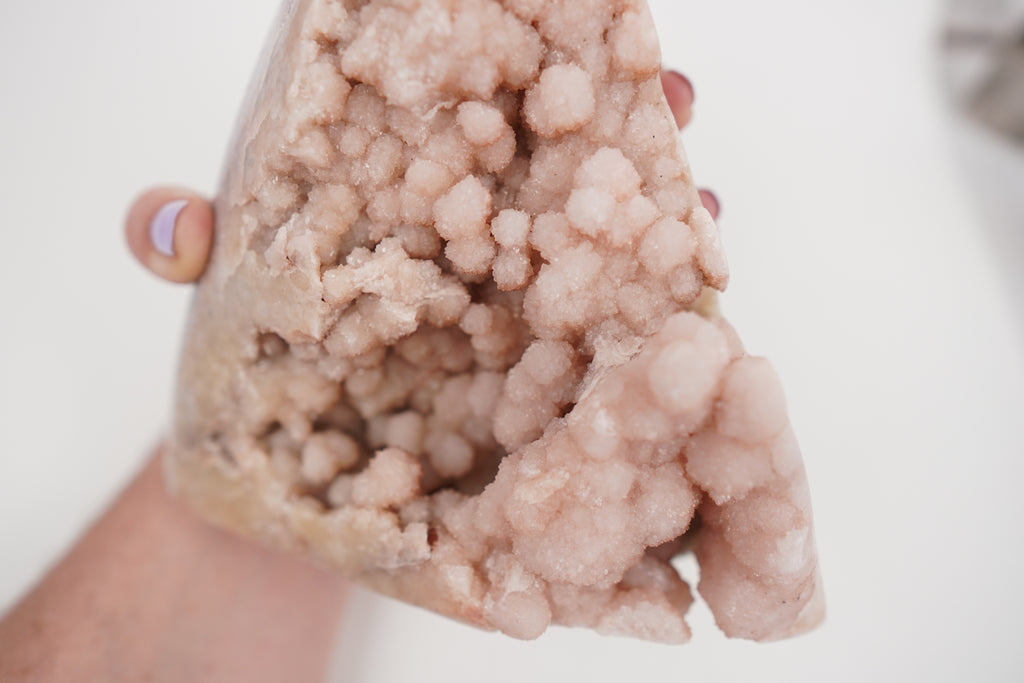 Large Botryoidal Pink Amethyst Statement Piece