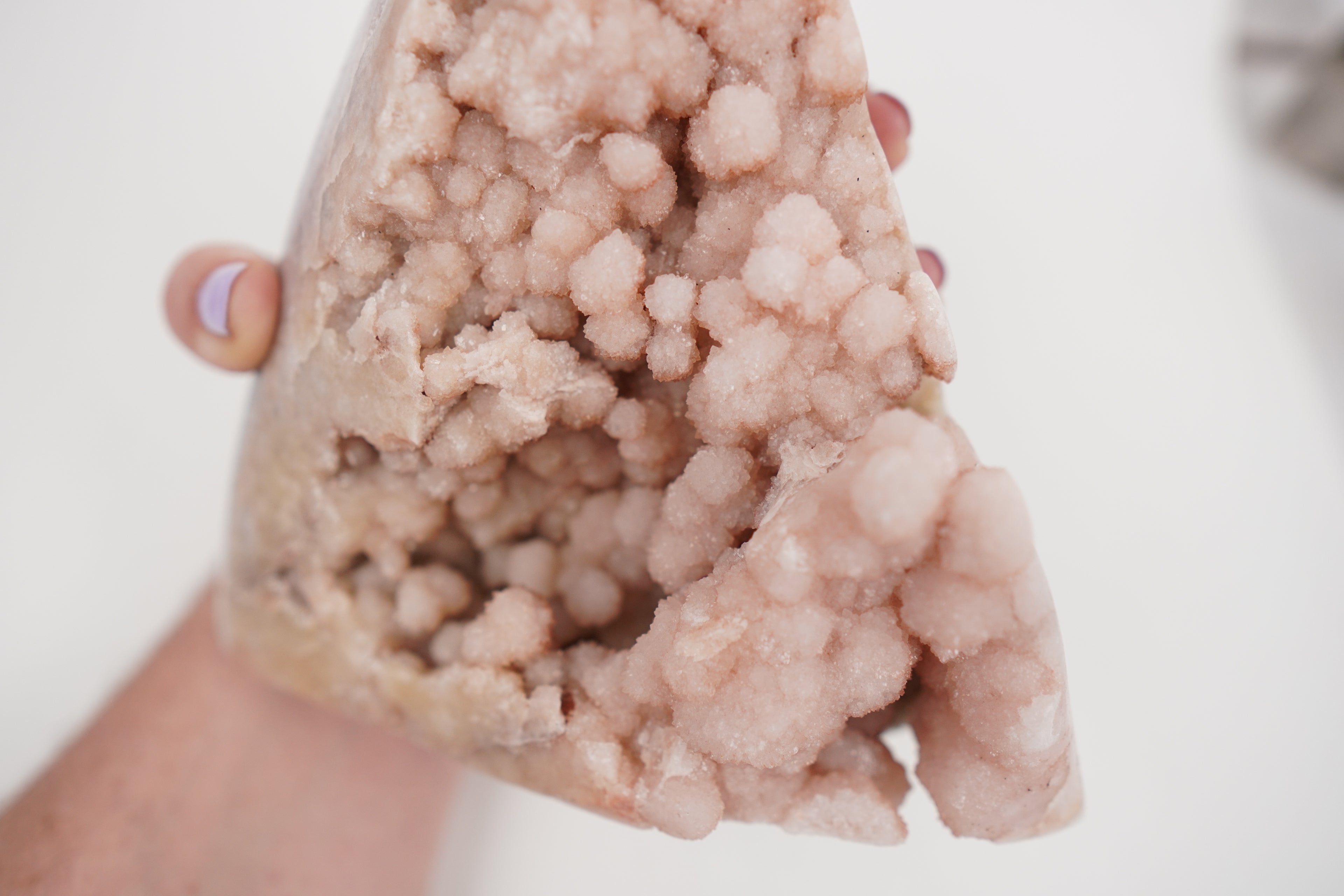 Large Botryoidal Pink Amethyst Statement Piece