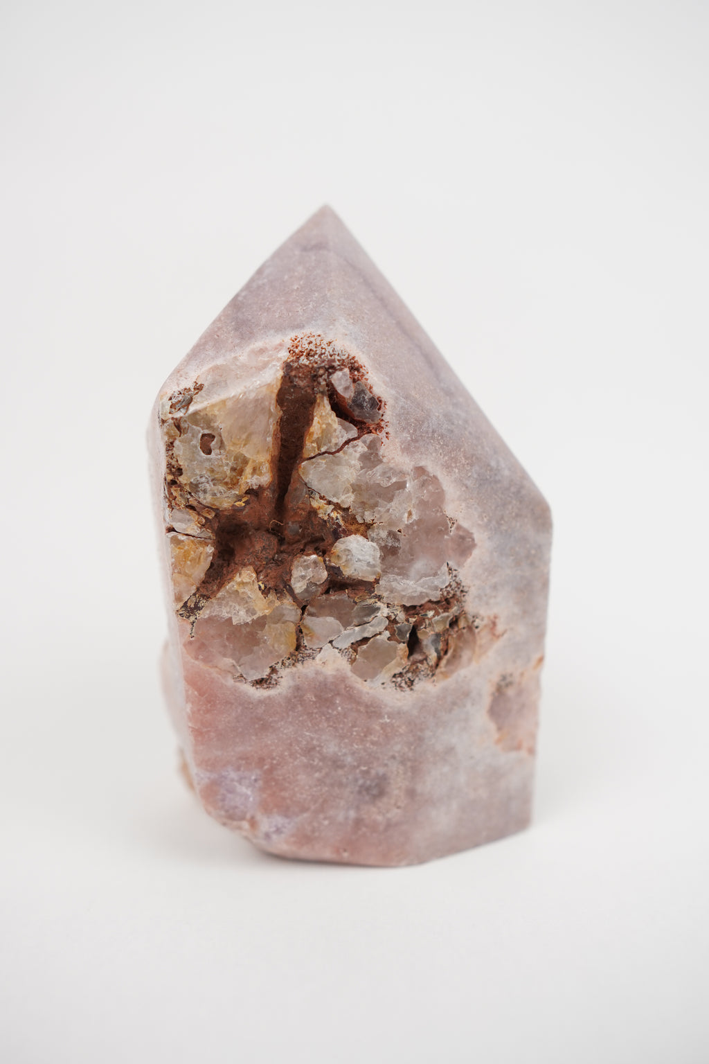 Druzy Pink Amethyst Tower