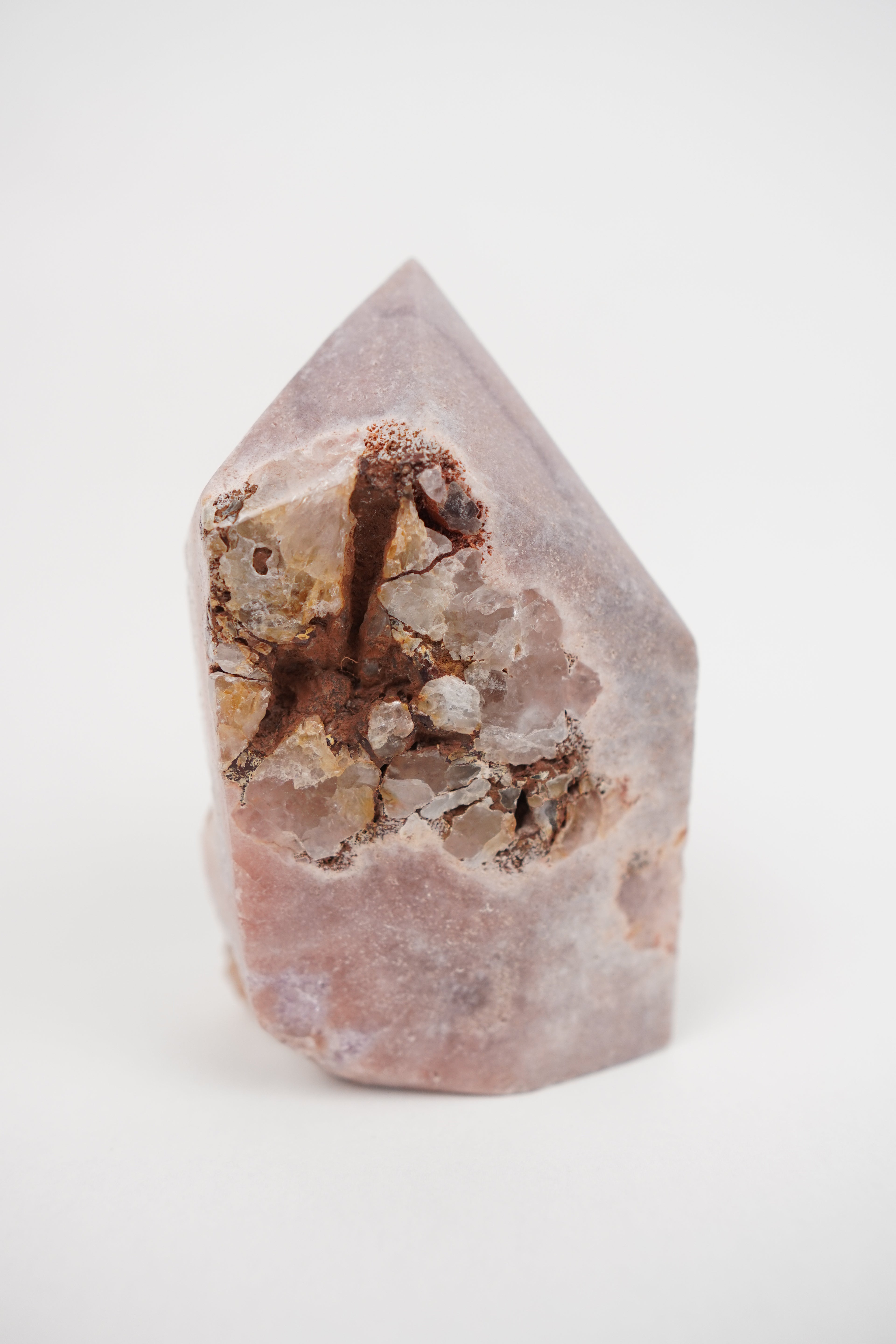 Druzy Pink Amethyst Tower