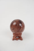 Moody Fire Quartz Sphere