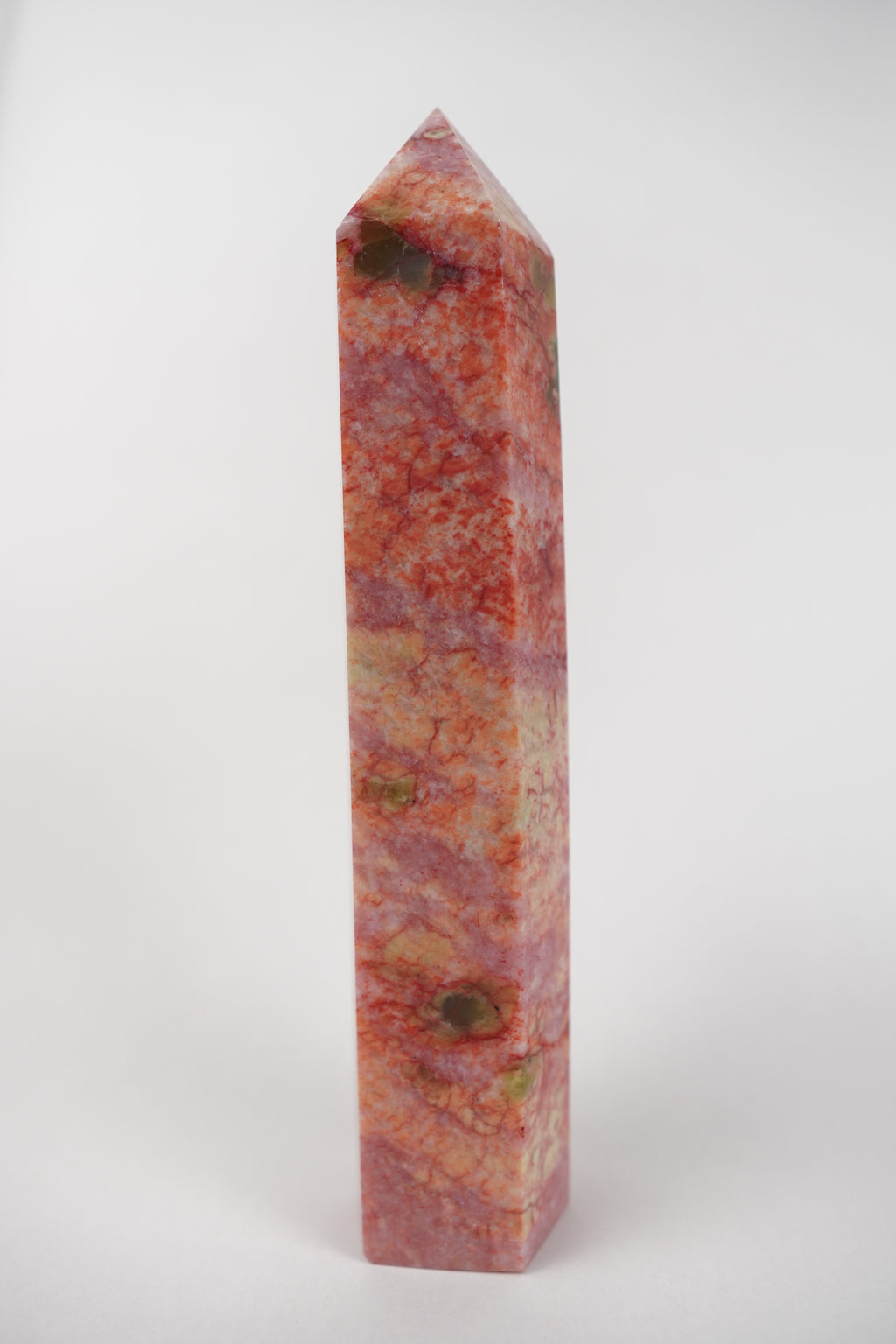 Thulite with Epidote Tower