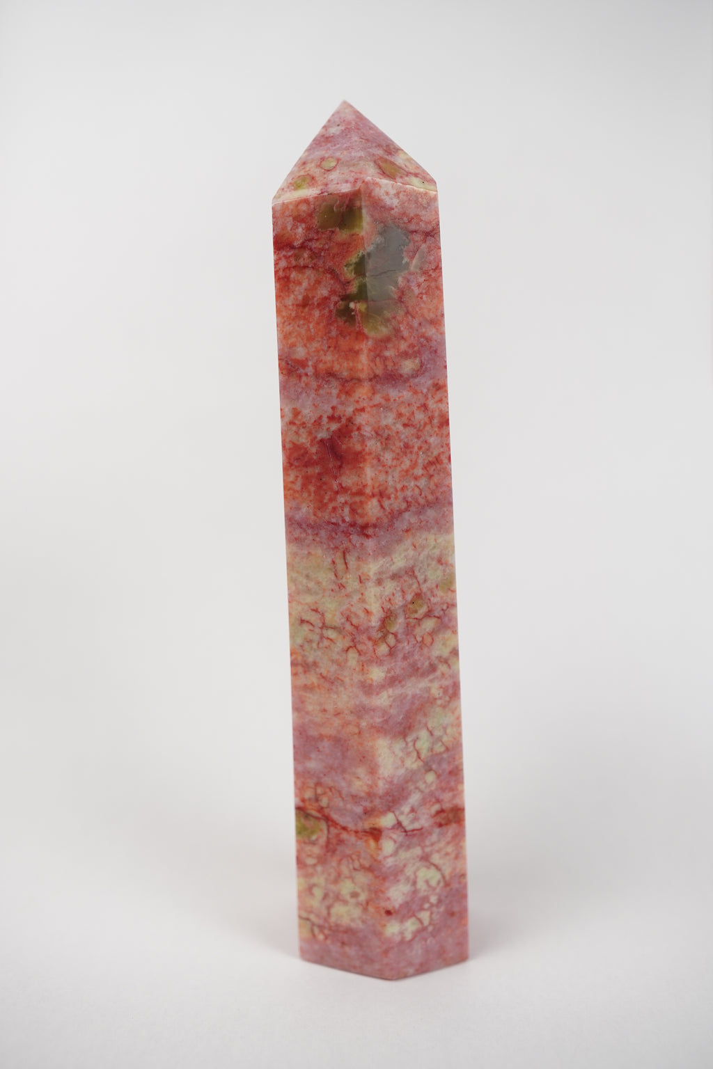 Thulite with Epidote Tower