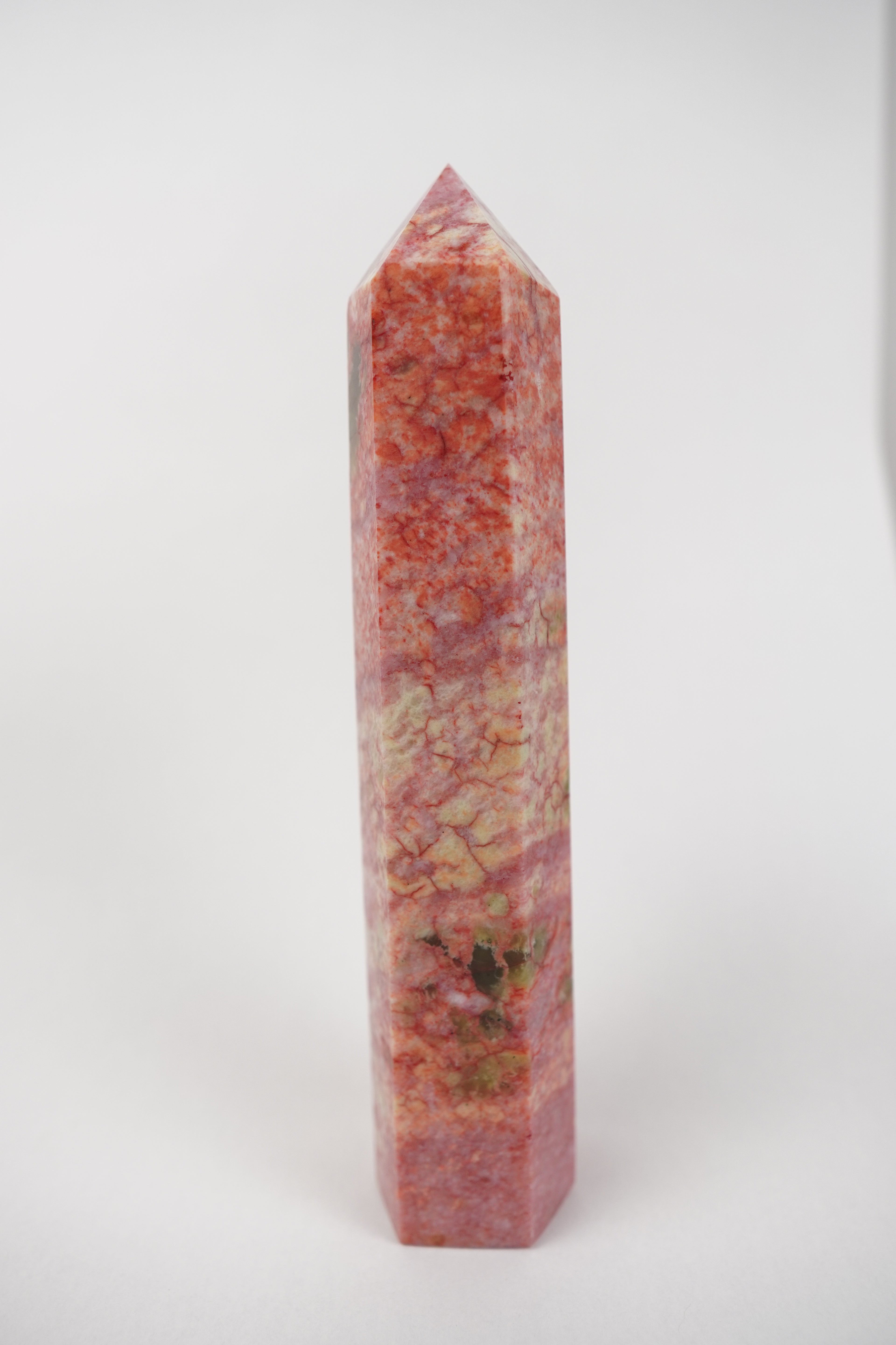 Thulite with Epidote Tower