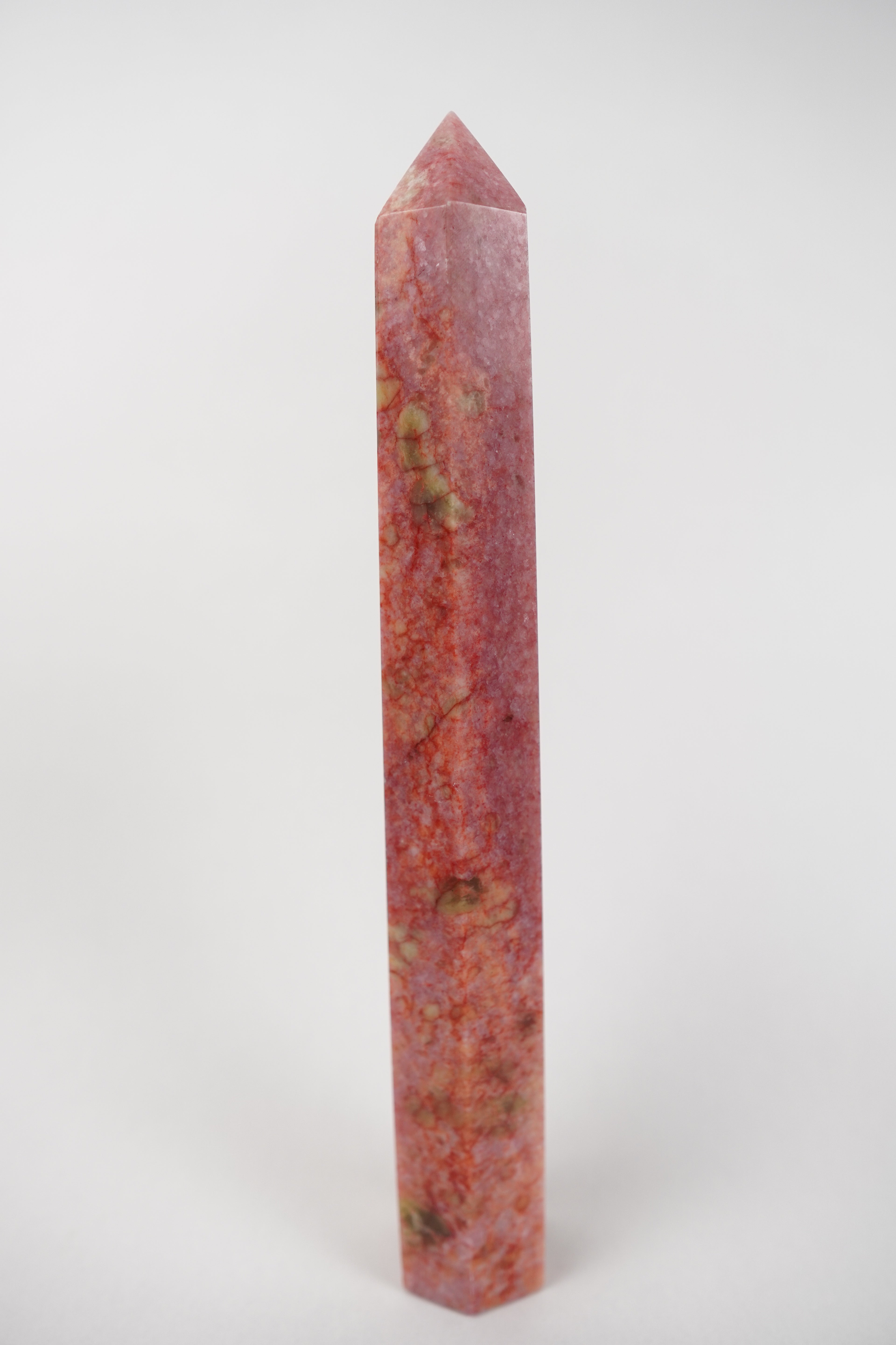 Thulite with Epidote Tower
