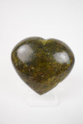 Green Opal Heart with Stand