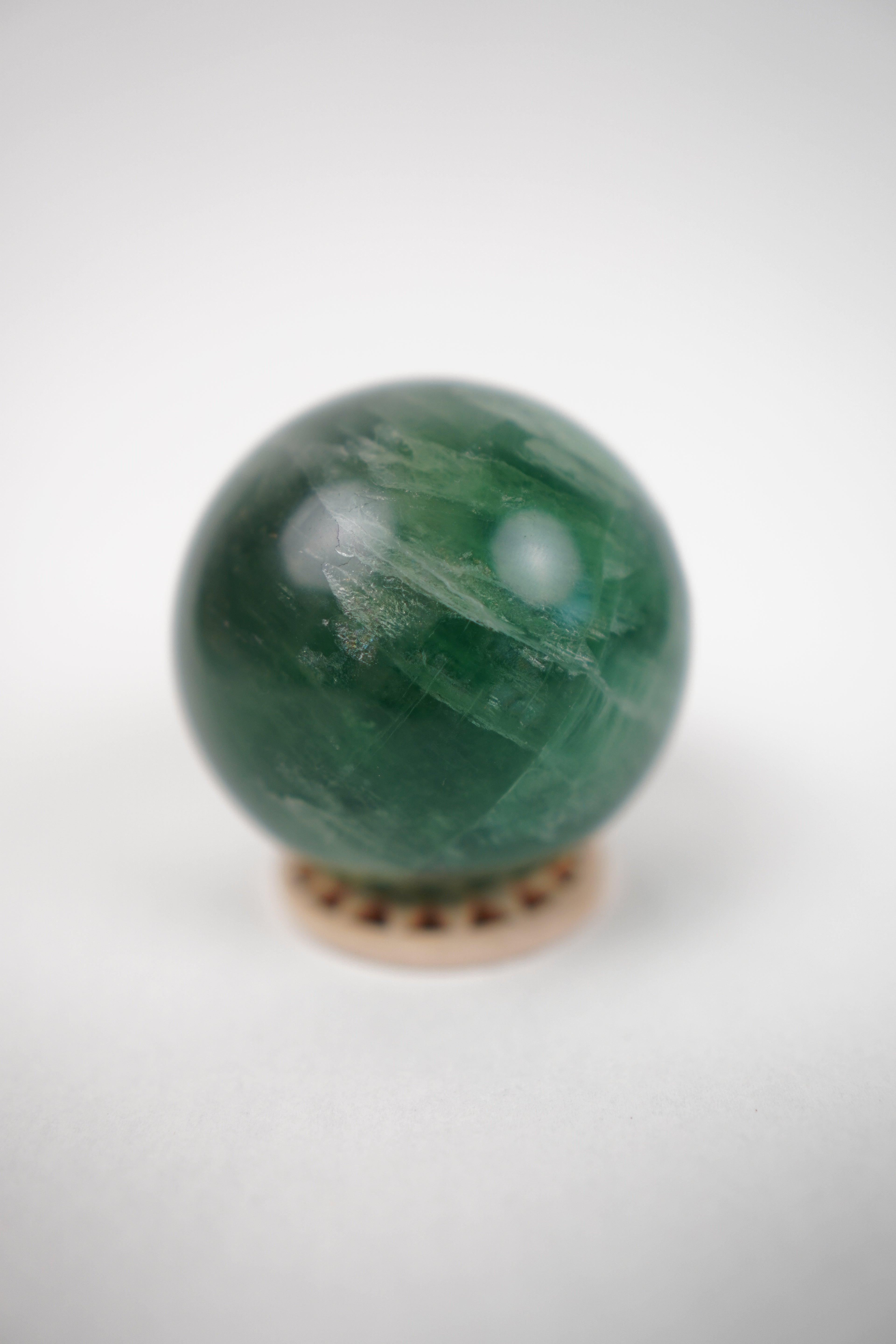 Green Fluorite Sphere