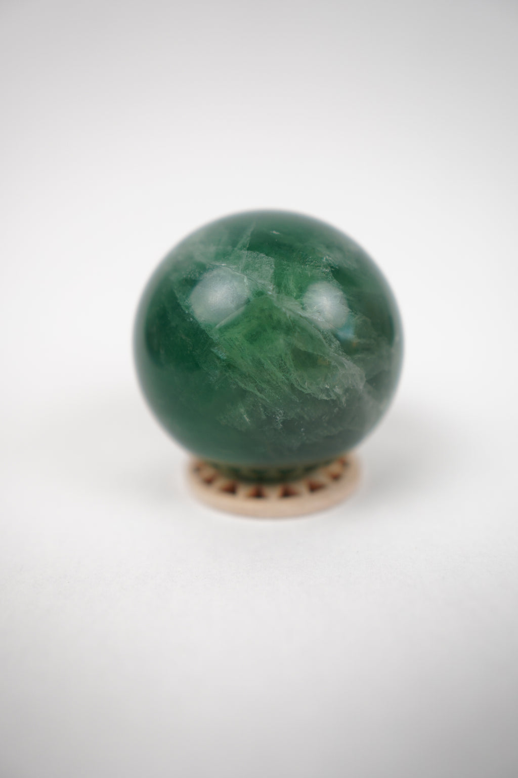 Green Fluorite Sphere
