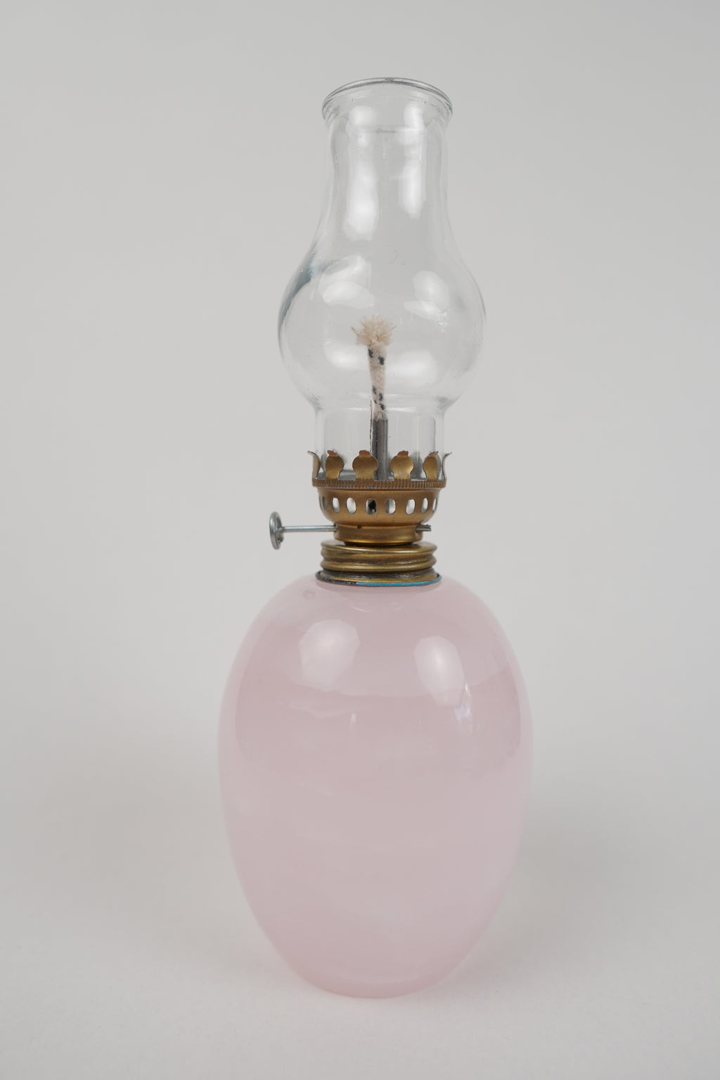 Pink Calcite Kerosene Lamp