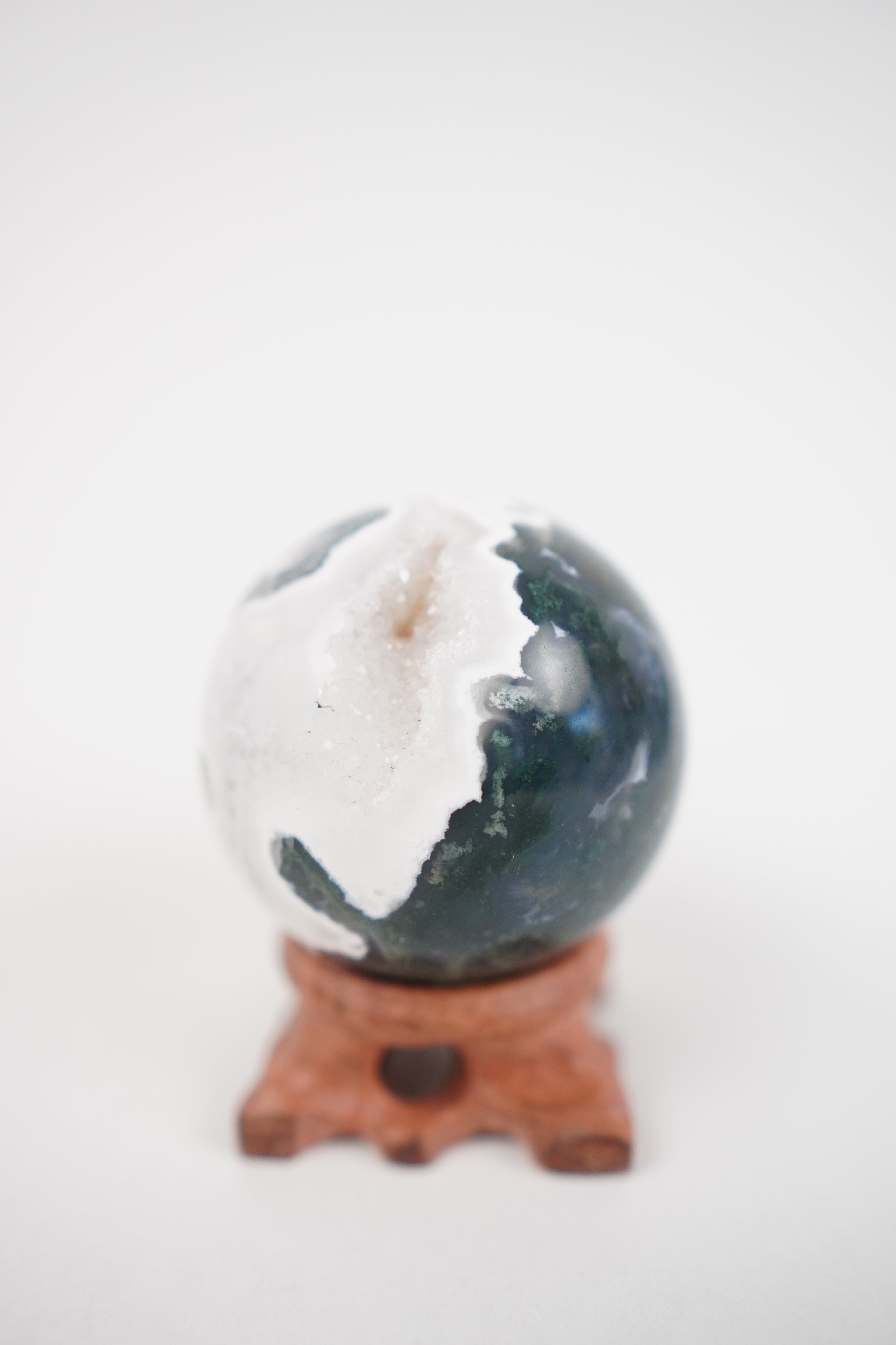 Moss Agate Sphere- Choose Your Own