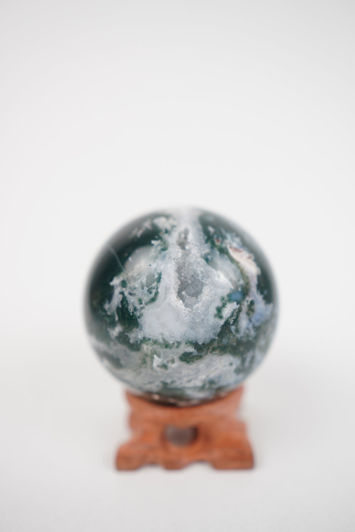 Moss Agate Sphere- Choose Your Own