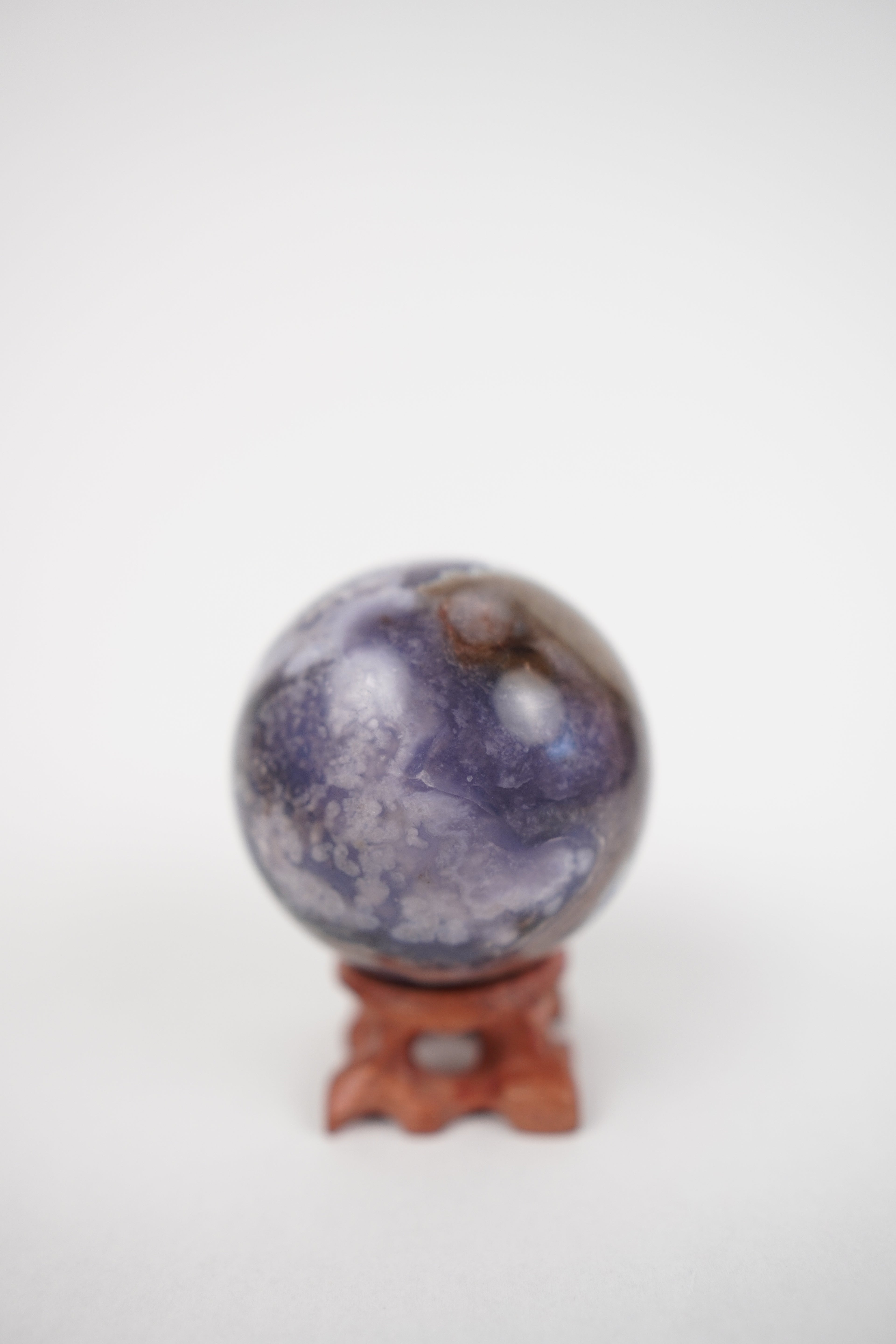 Blue Flower Agate Sphere