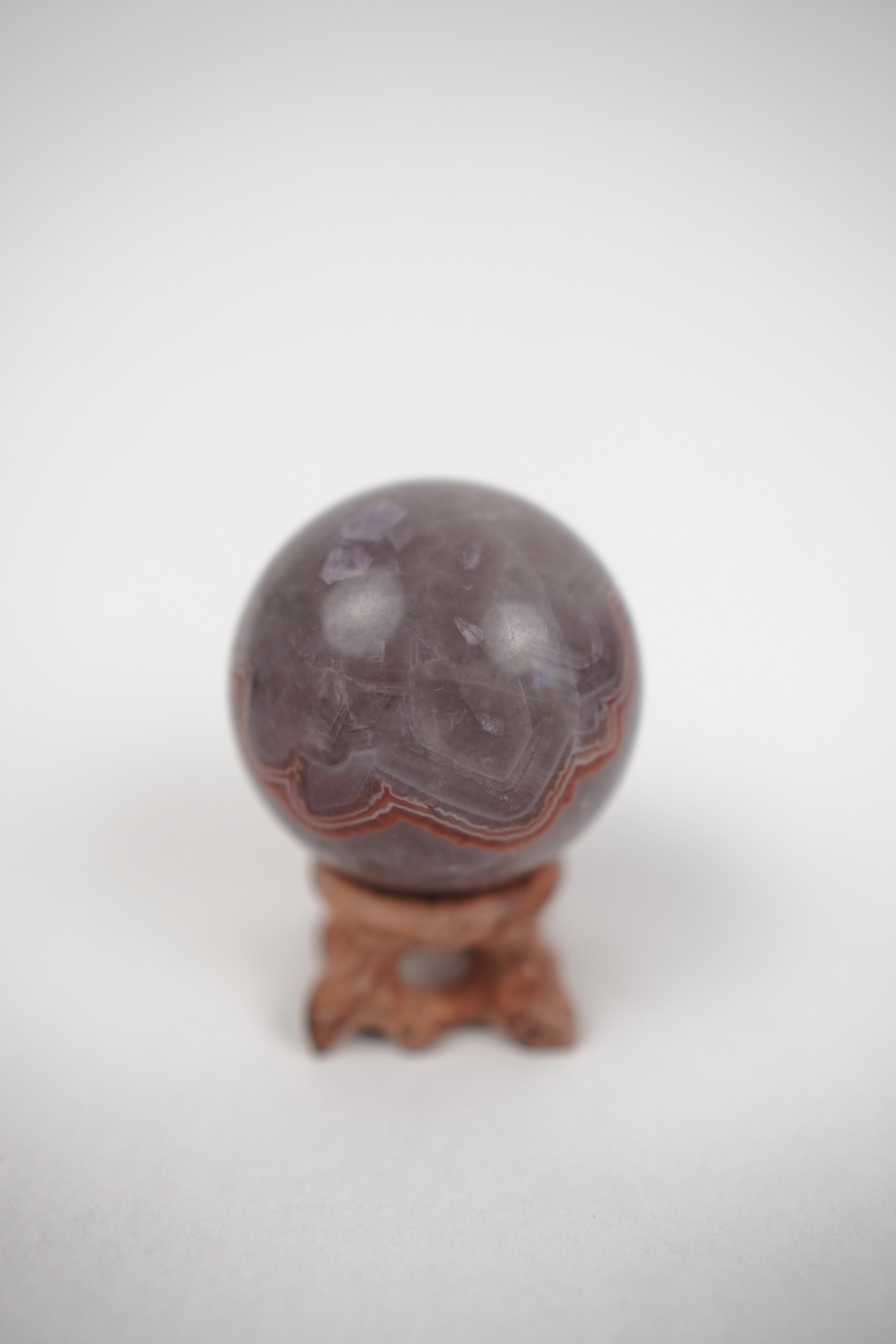 Amethyst and Agate Sphere