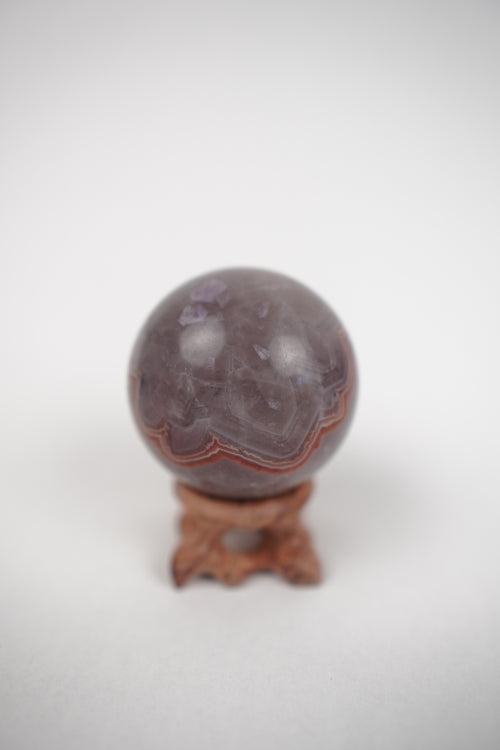 Amethyst and Agate Sphere