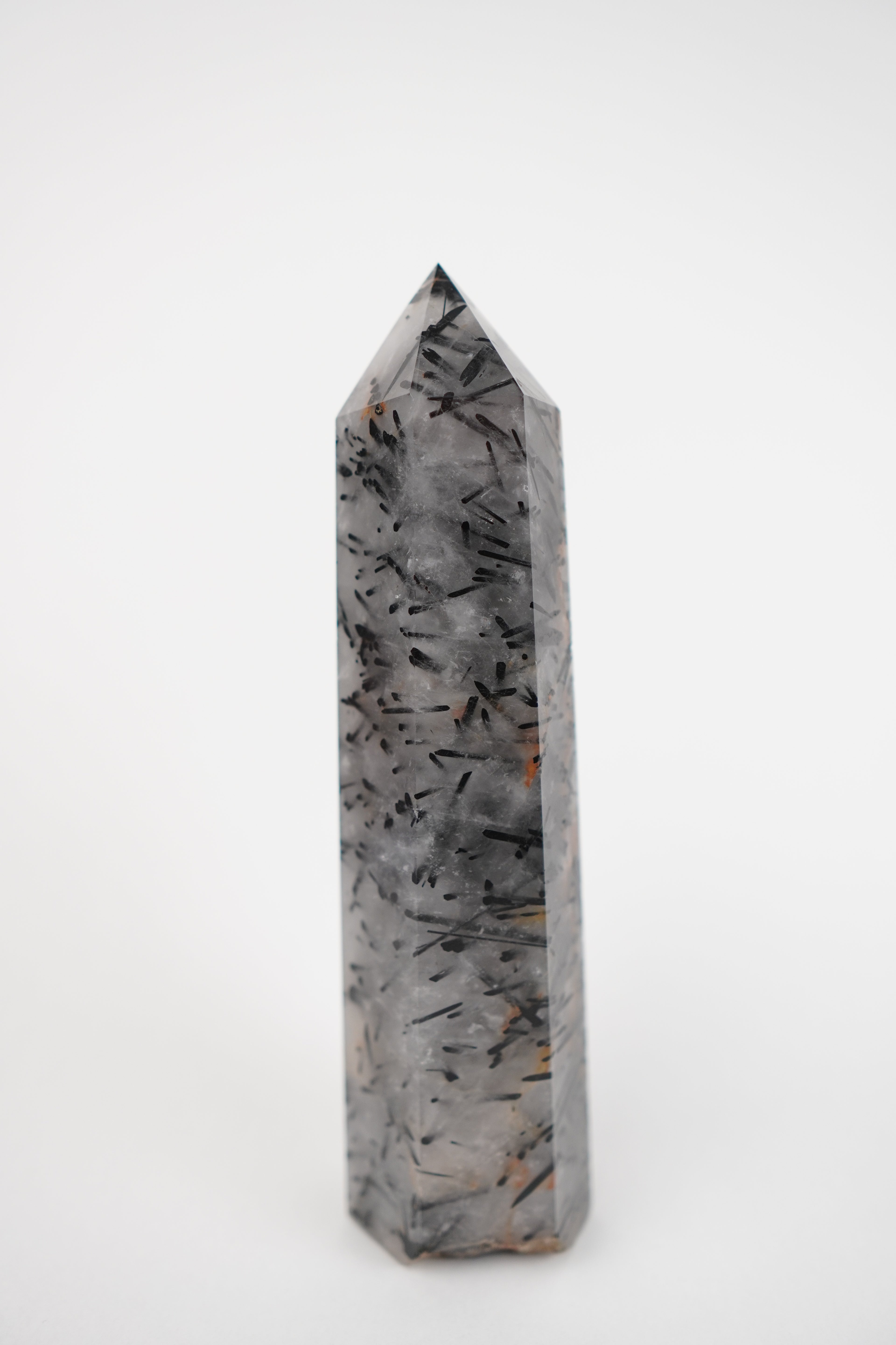 Large Tourmaline in Quartz Tower