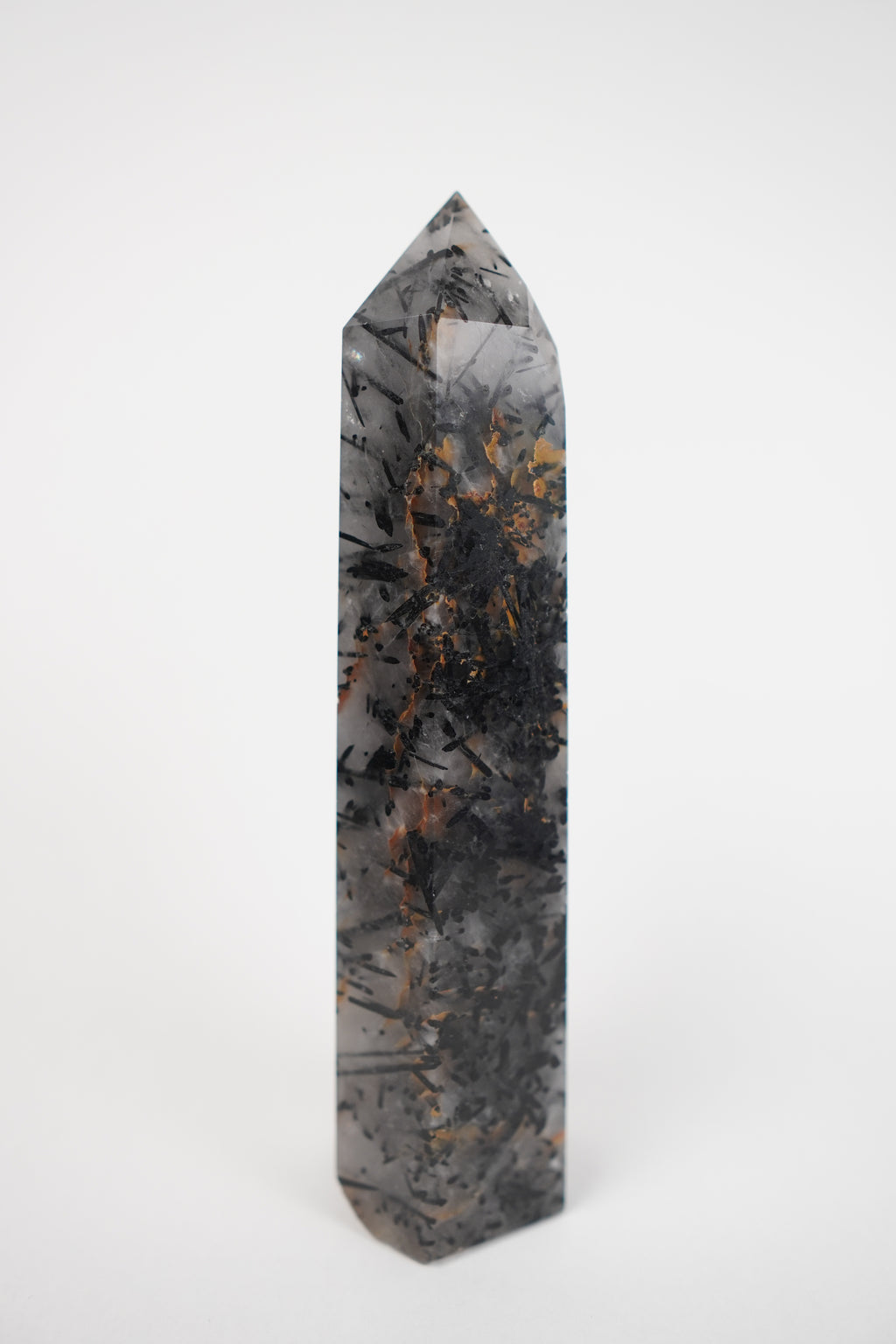 Large Tourmaline in Quartz Tower