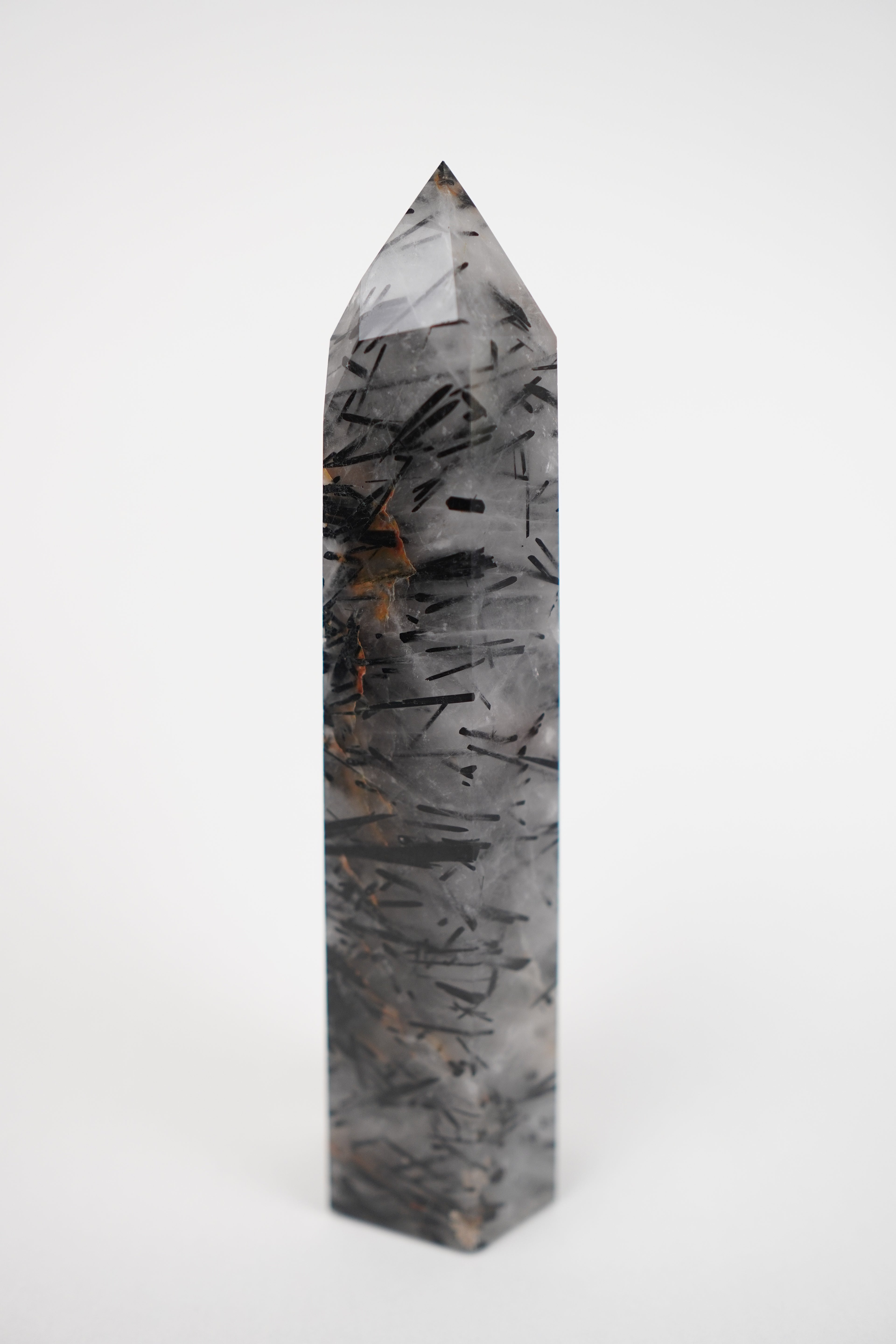 Large Tourmaline in Quartz Tower