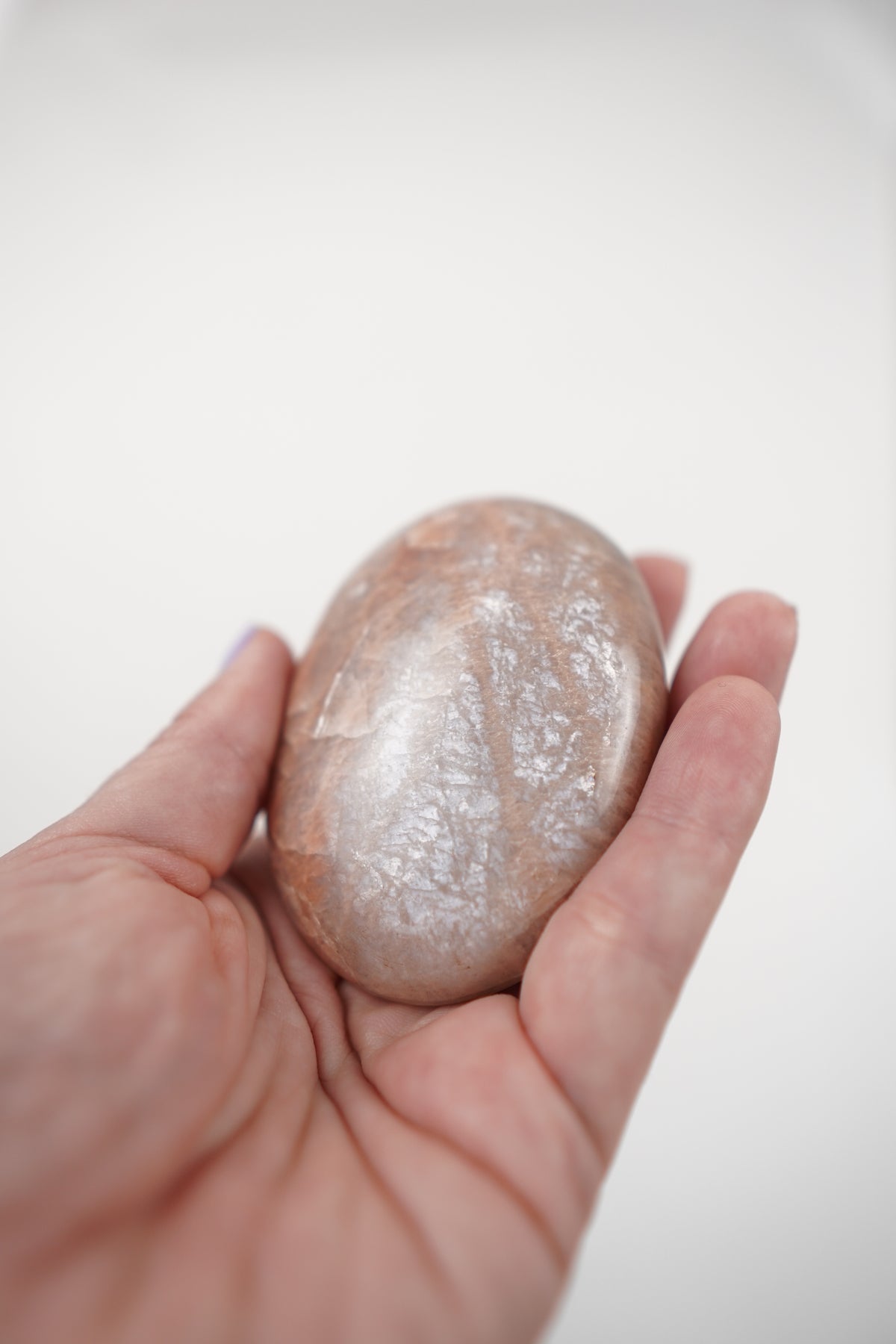 Peach Moonstone Palmstone- Choose Your Own
