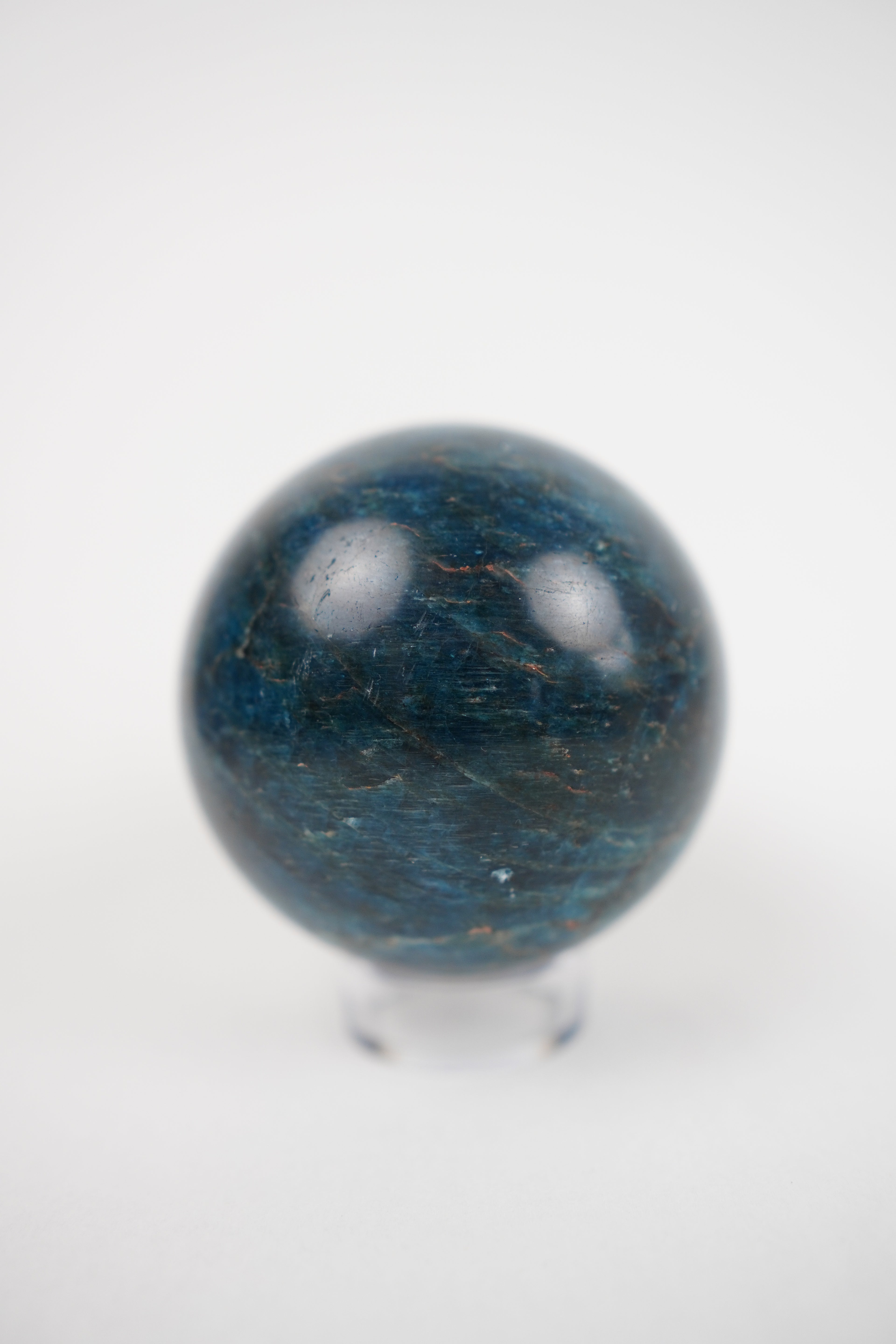 Blue Apatite Sphere
