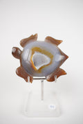 Druzy Agate Turtle On Stand