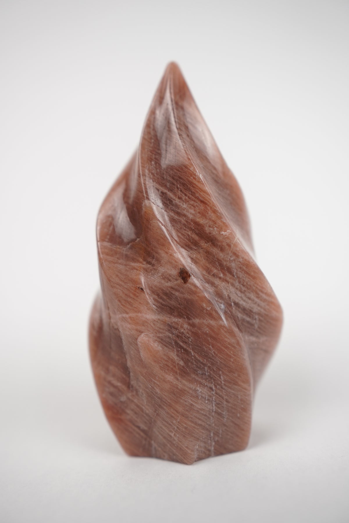 Peach Moonstone Swirly Flames- Choose Your Own