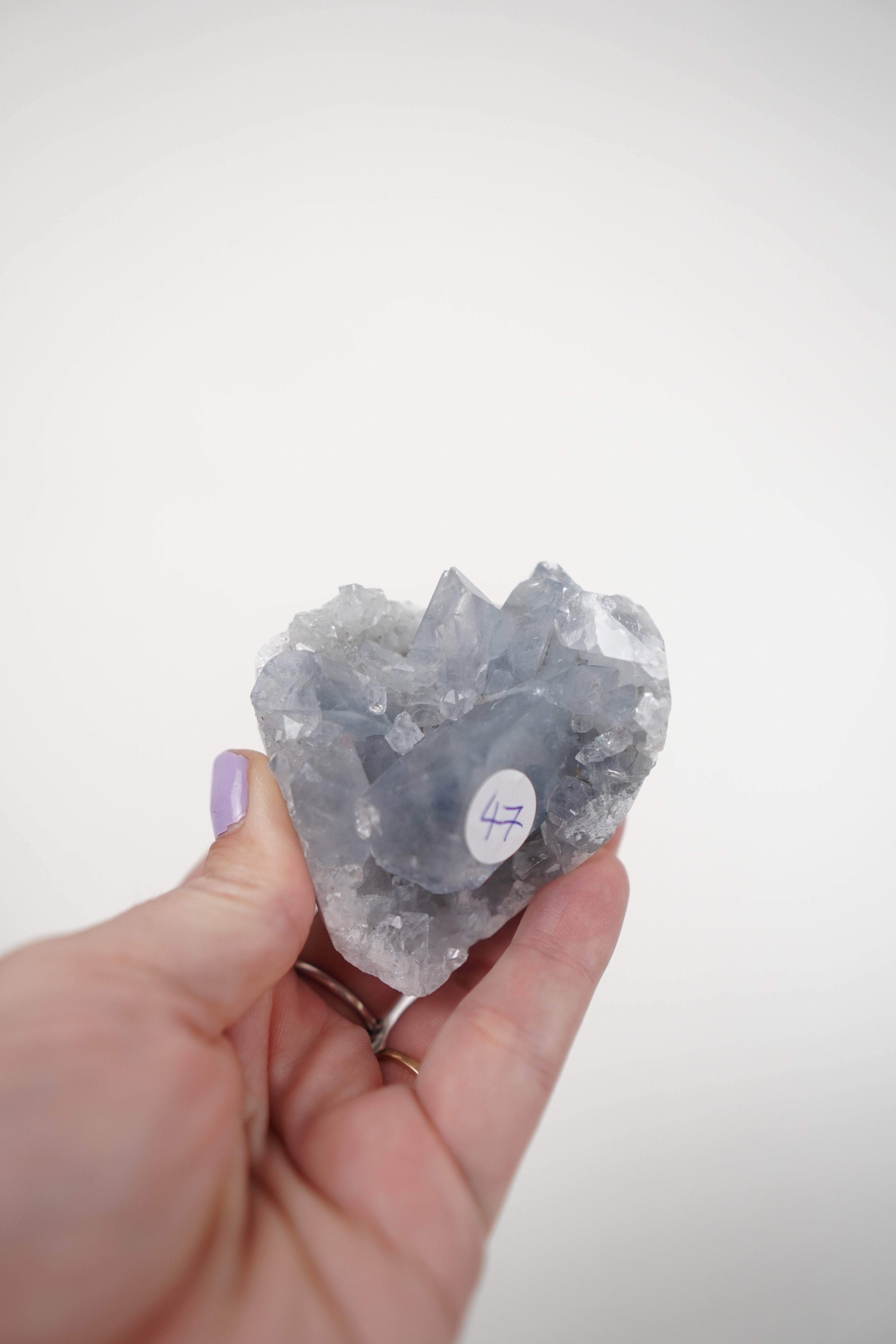 Blue Celestite Cluster