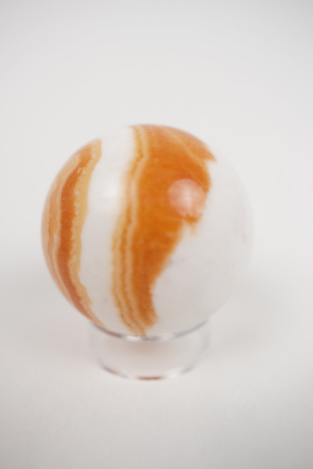 Orange Calcite Sphere