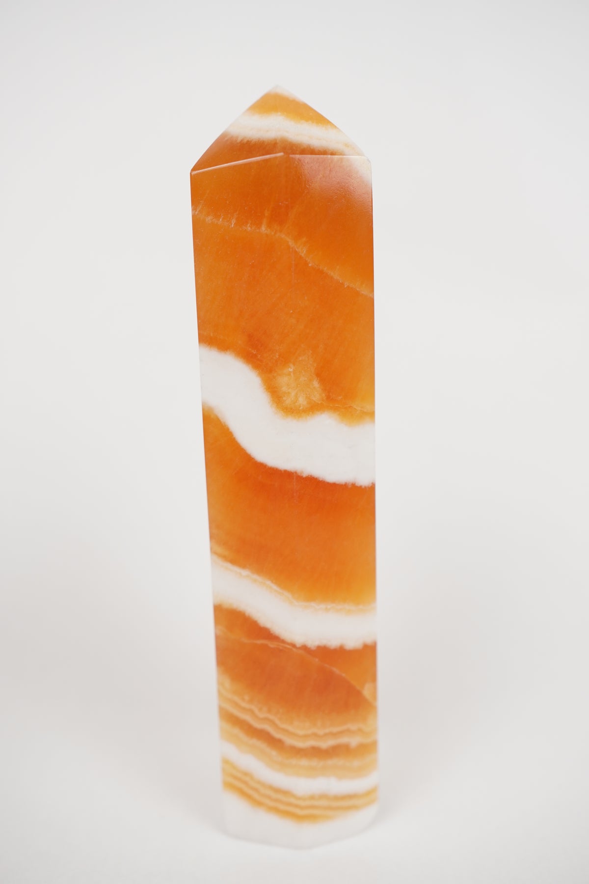 Orange Calcite Tower