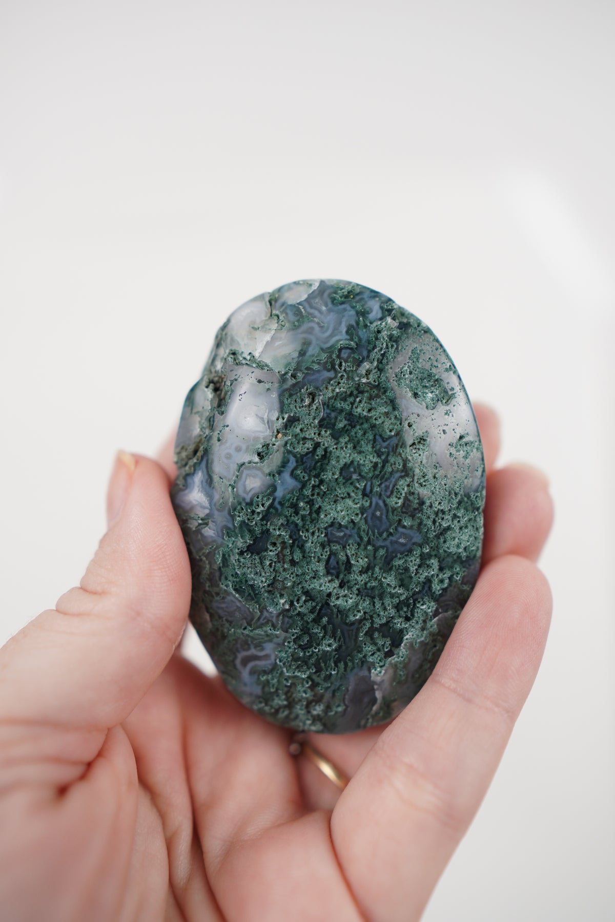 Moss Agate Palmstone