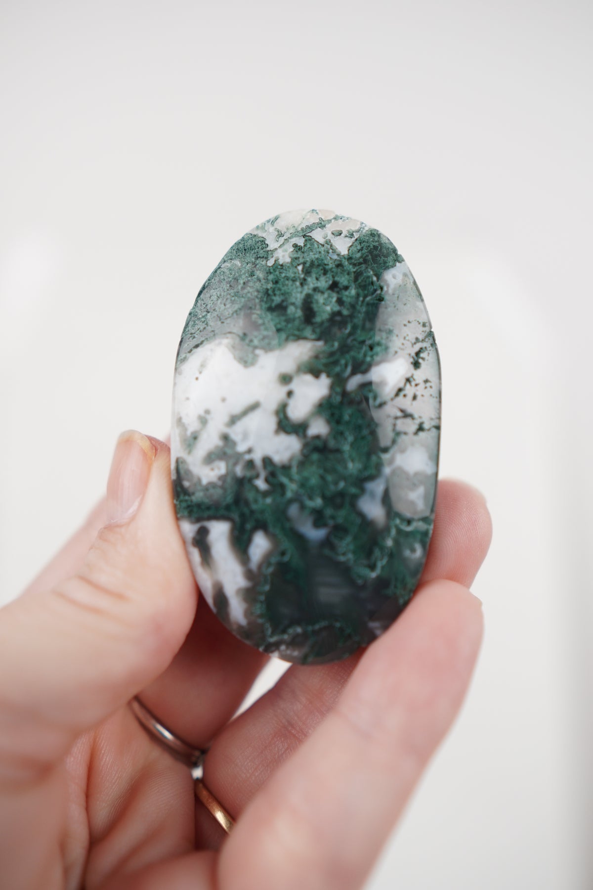 Moss Agate Palmstone