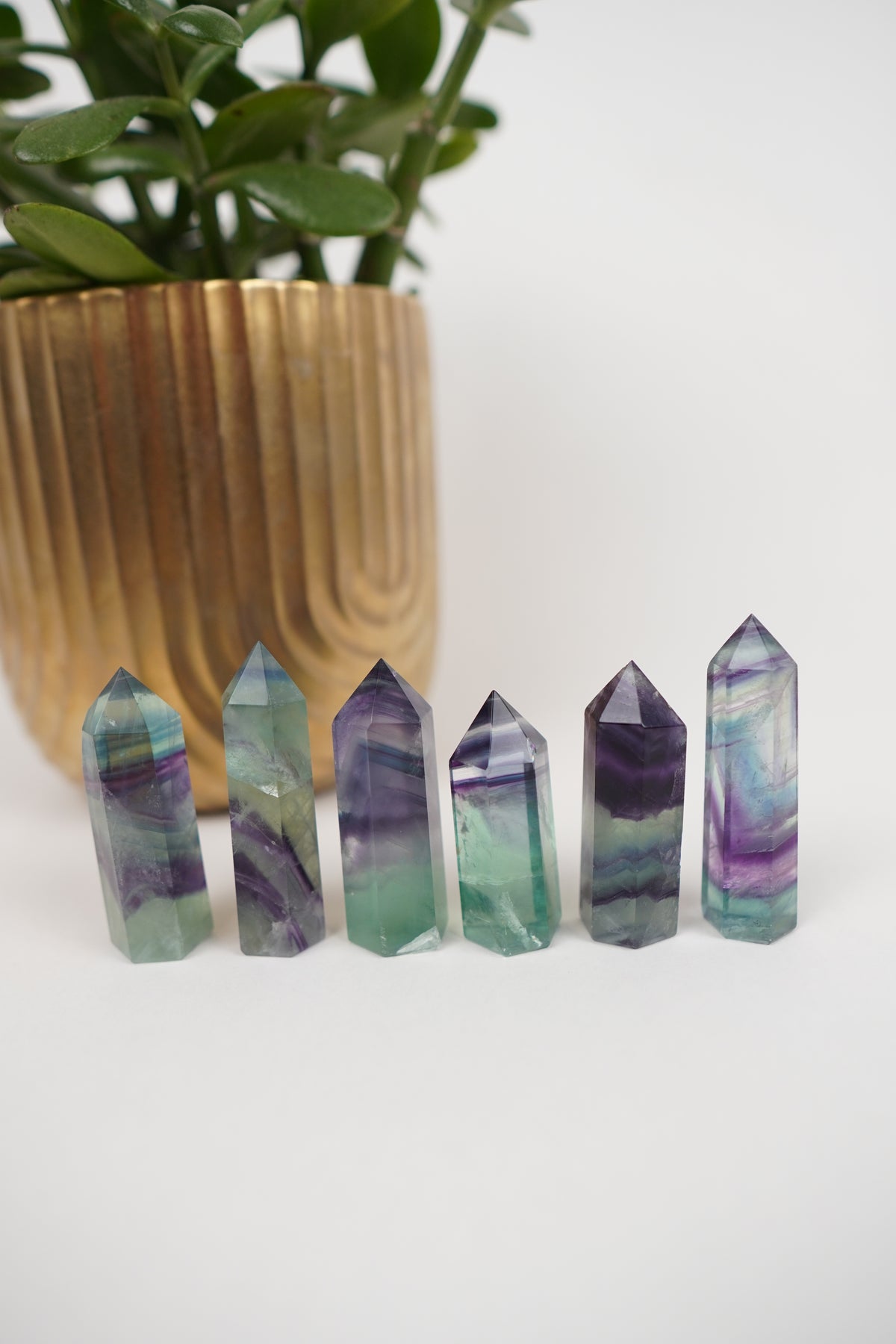 Rainbow Fluorite Points- Intuitively Chosen