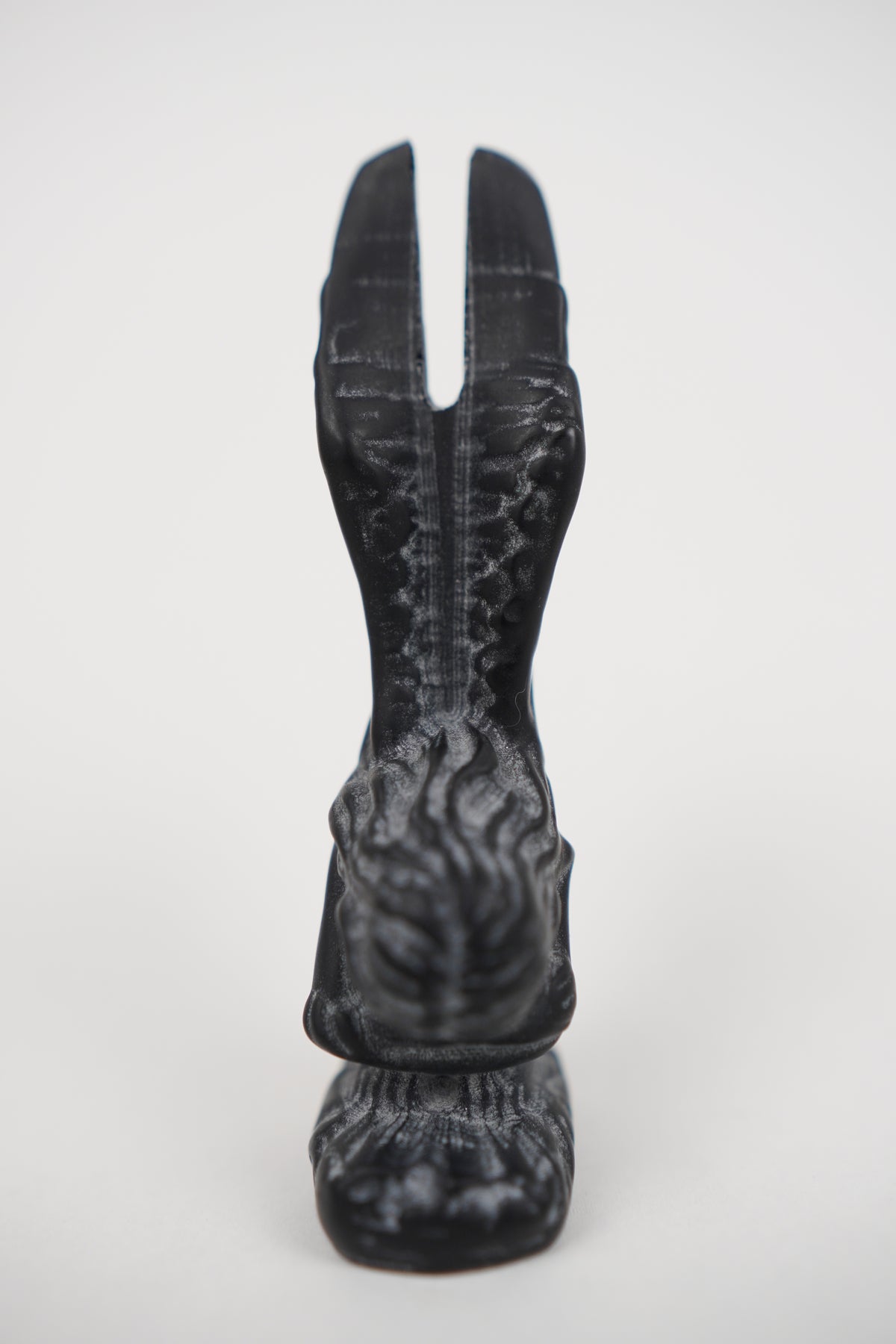 Obsidian Fallen Angel Matt Carving