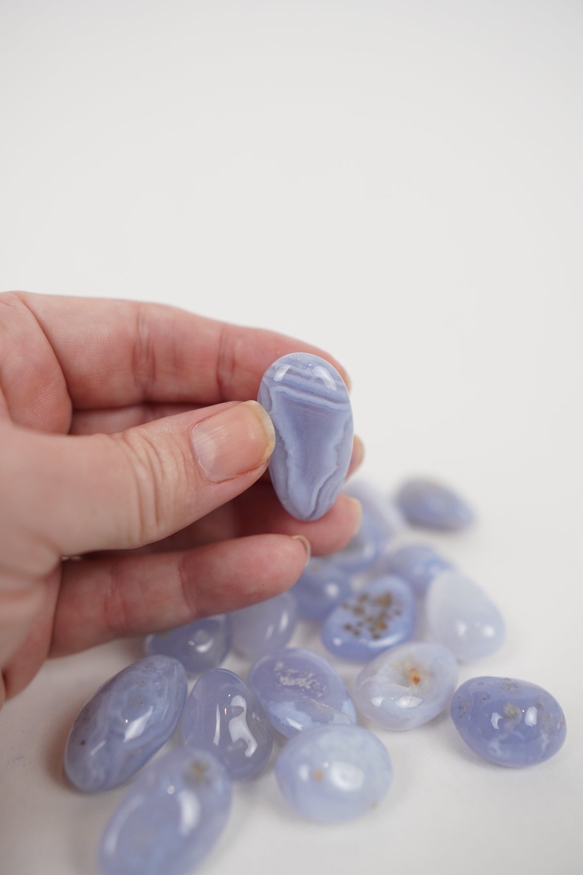 Small Blue Lace Agate Tumble