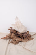 Madagascan Clear Quartz Cluster on Custom Stand